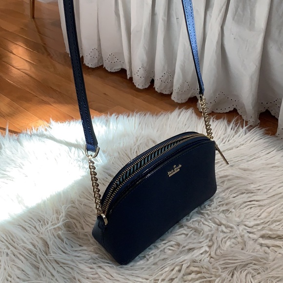 Kate Spade spencer small dome crossbody navy - Picture 6 of 6
